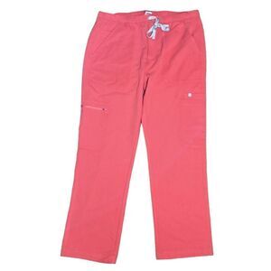 Figs mens Cairo cargo scrub pants terracotta large/short